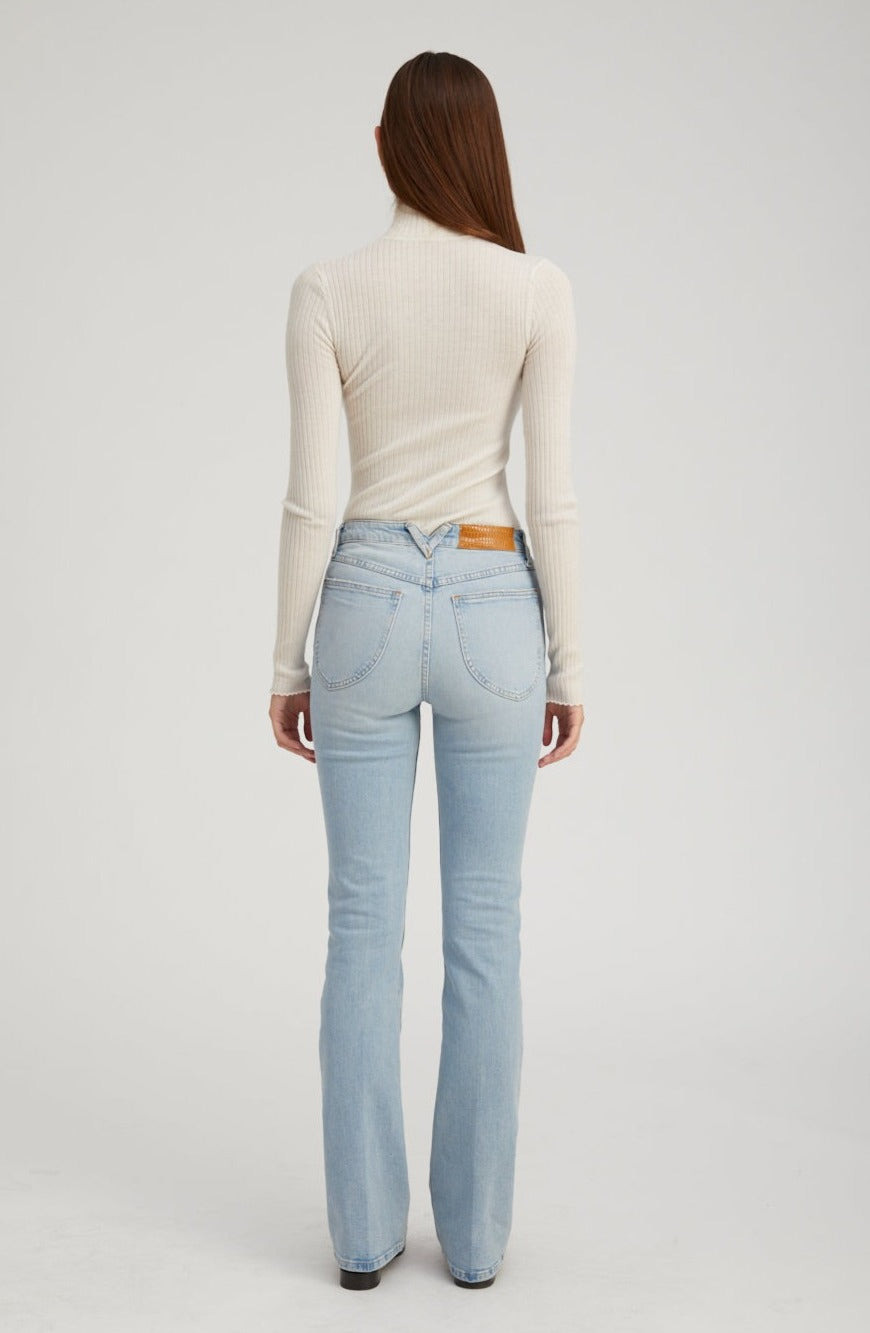 FRANÇOISE MICRO FLARE DENIM - 6