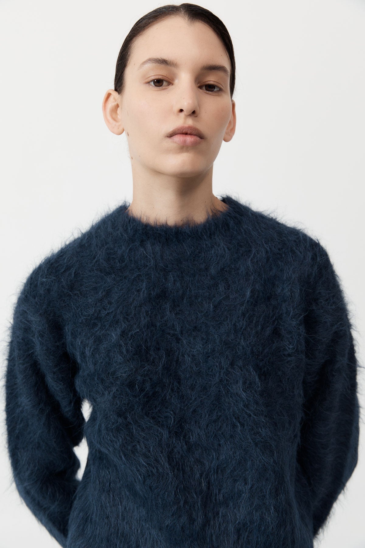 Alpaca Sweater - Midnight Blue - 4