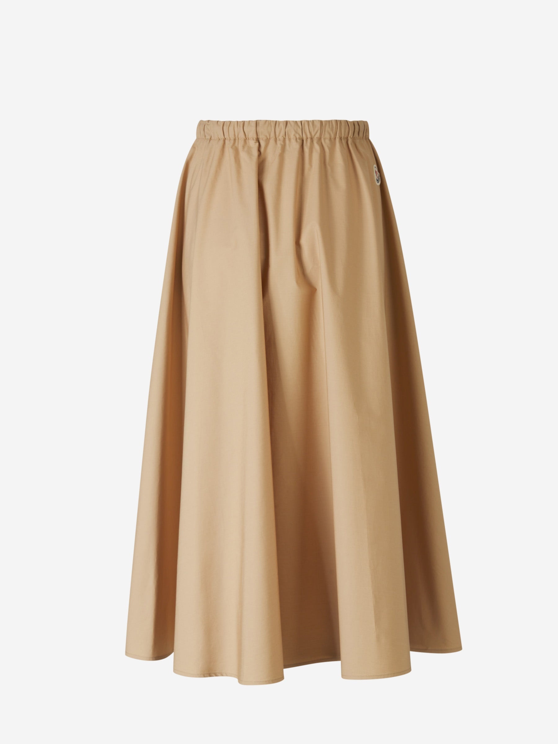 POPLIN MIDI SKIRT - 3