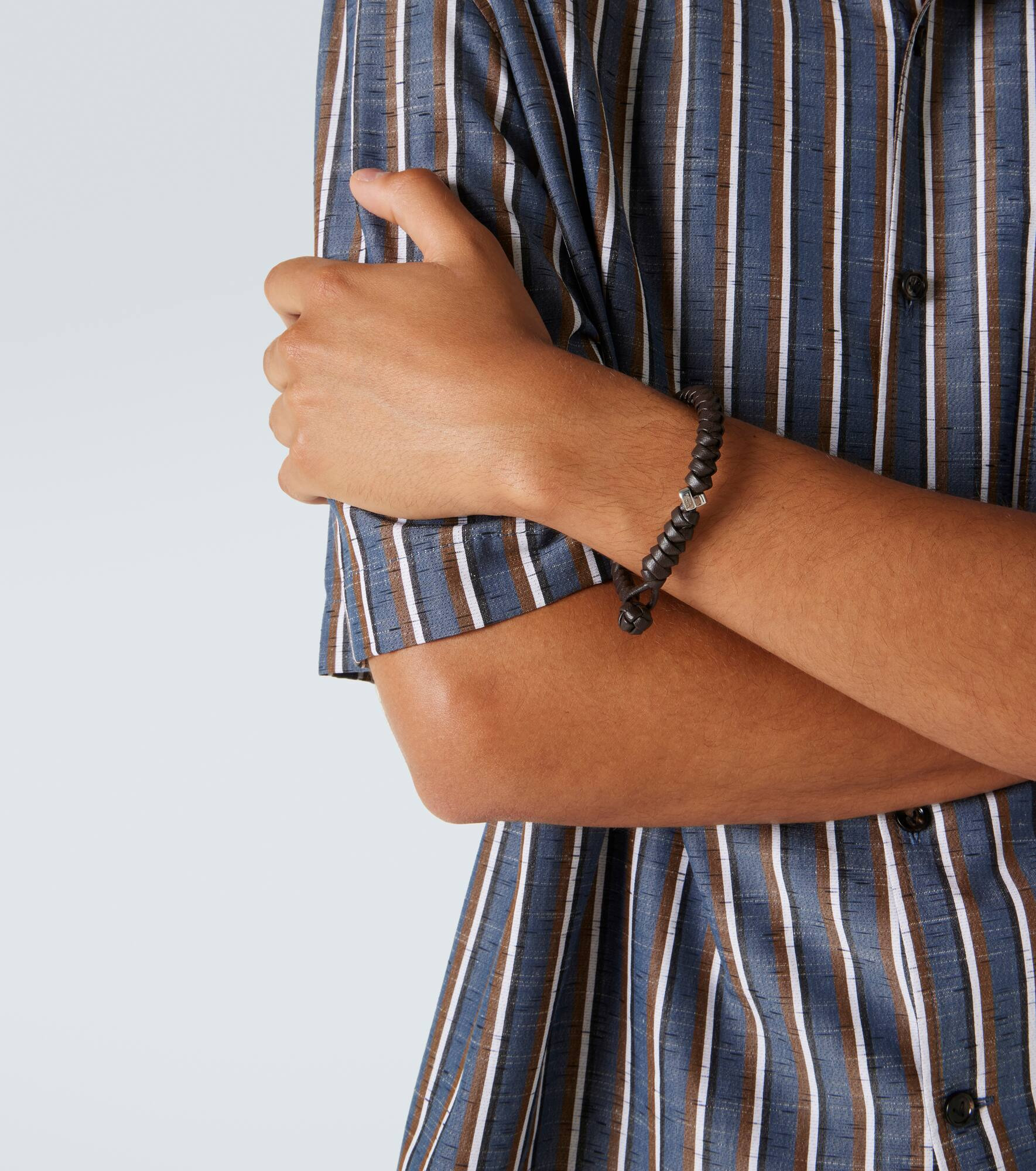 Braided leather bracelet - 2
