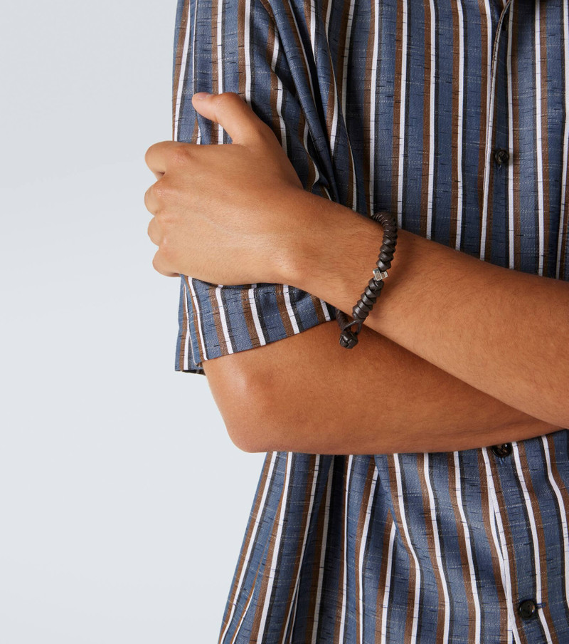 Bottega Veneta Braided leather bracelet outlook