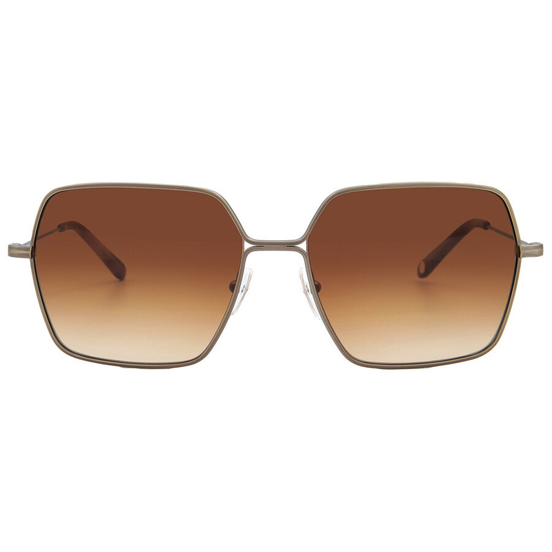 Garrett Leight MEADOW SUN Brunette Square Ladies Sunglasses 4067 ATG-VINBRT/BRNTG 56 1