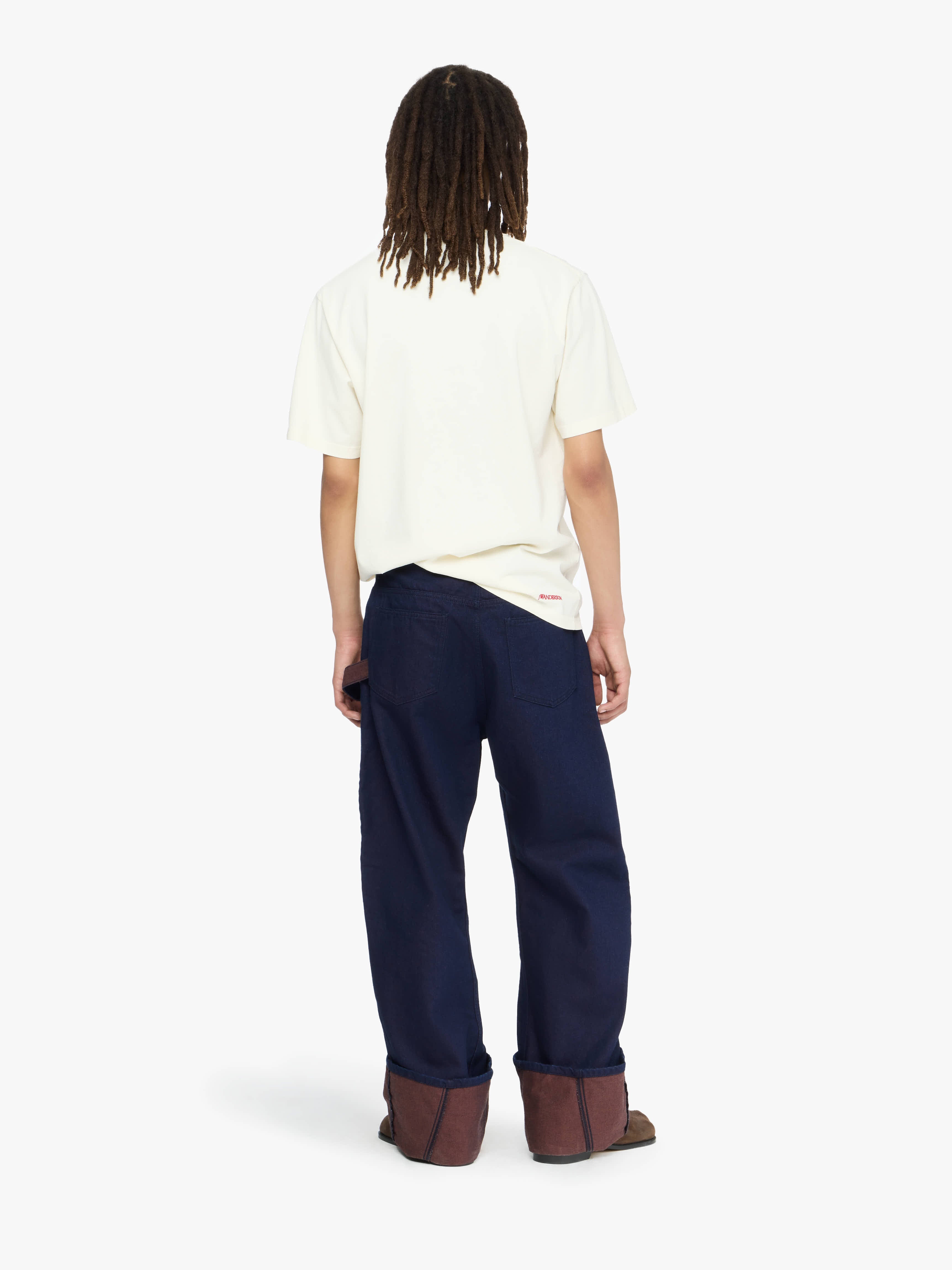 TURN UP TWISTED WORKWEAR JEANS - 3