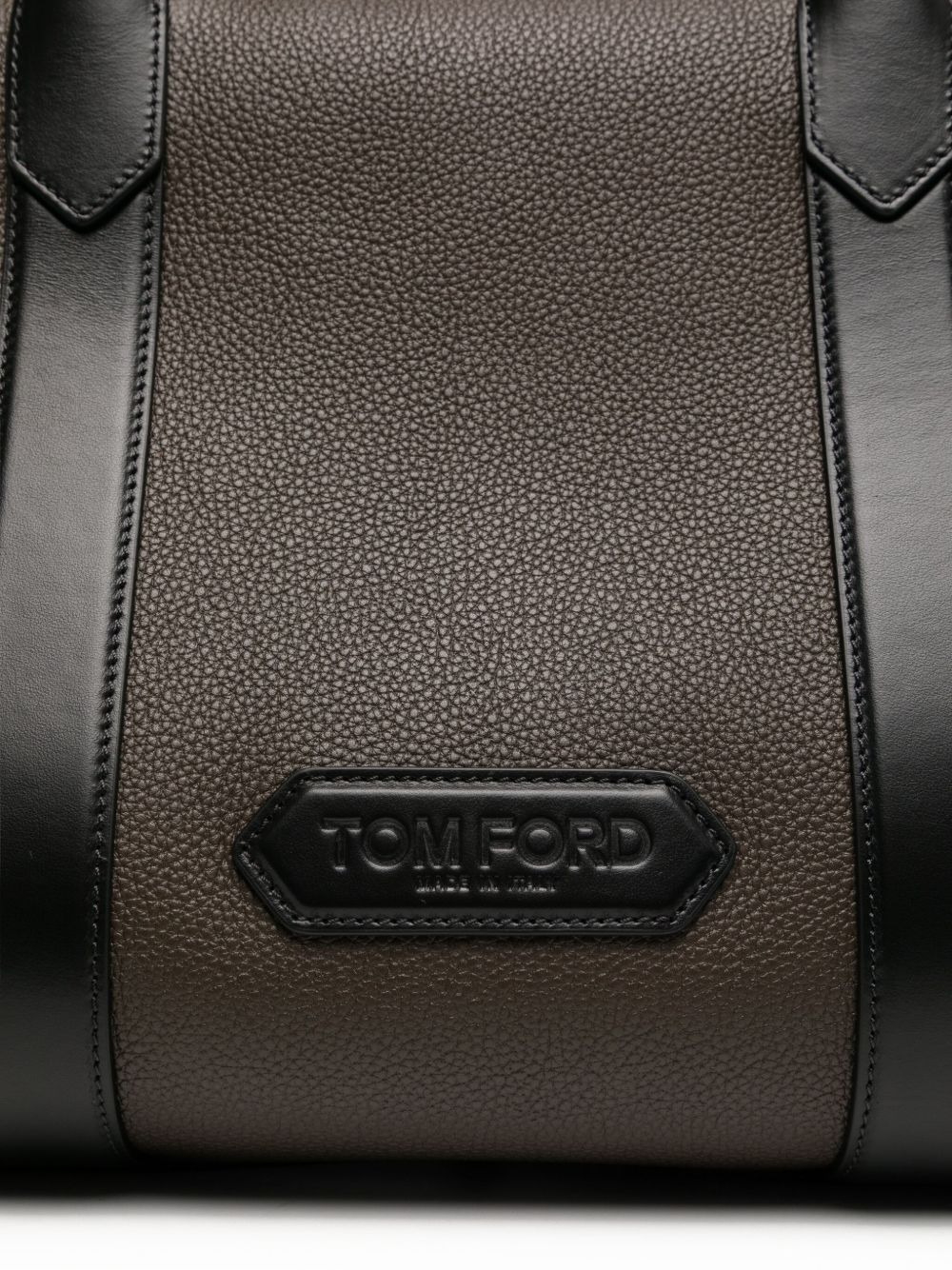 medium leather duffle bag - 3