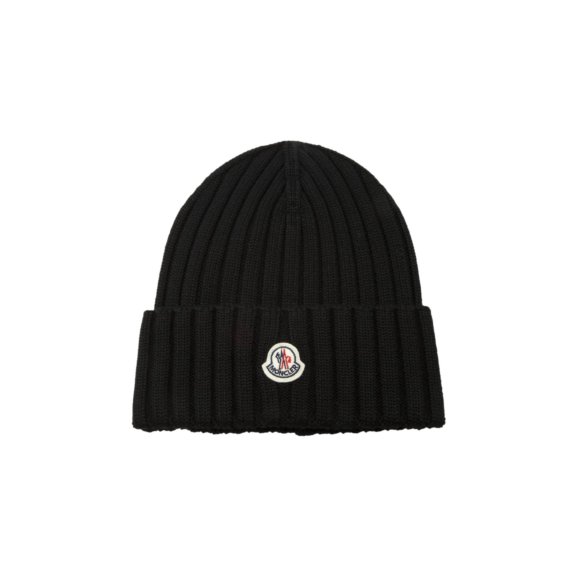 Moncler Knitted Hat 'Black' - 1