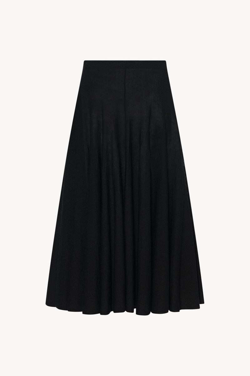 The Row Jaliah Skirt in Cotton and Linen outlook
