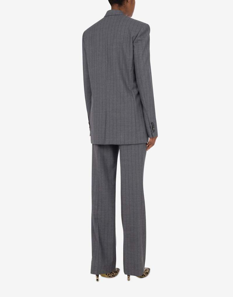 Moschino WOOL PINSTRIPE JACKET outlook