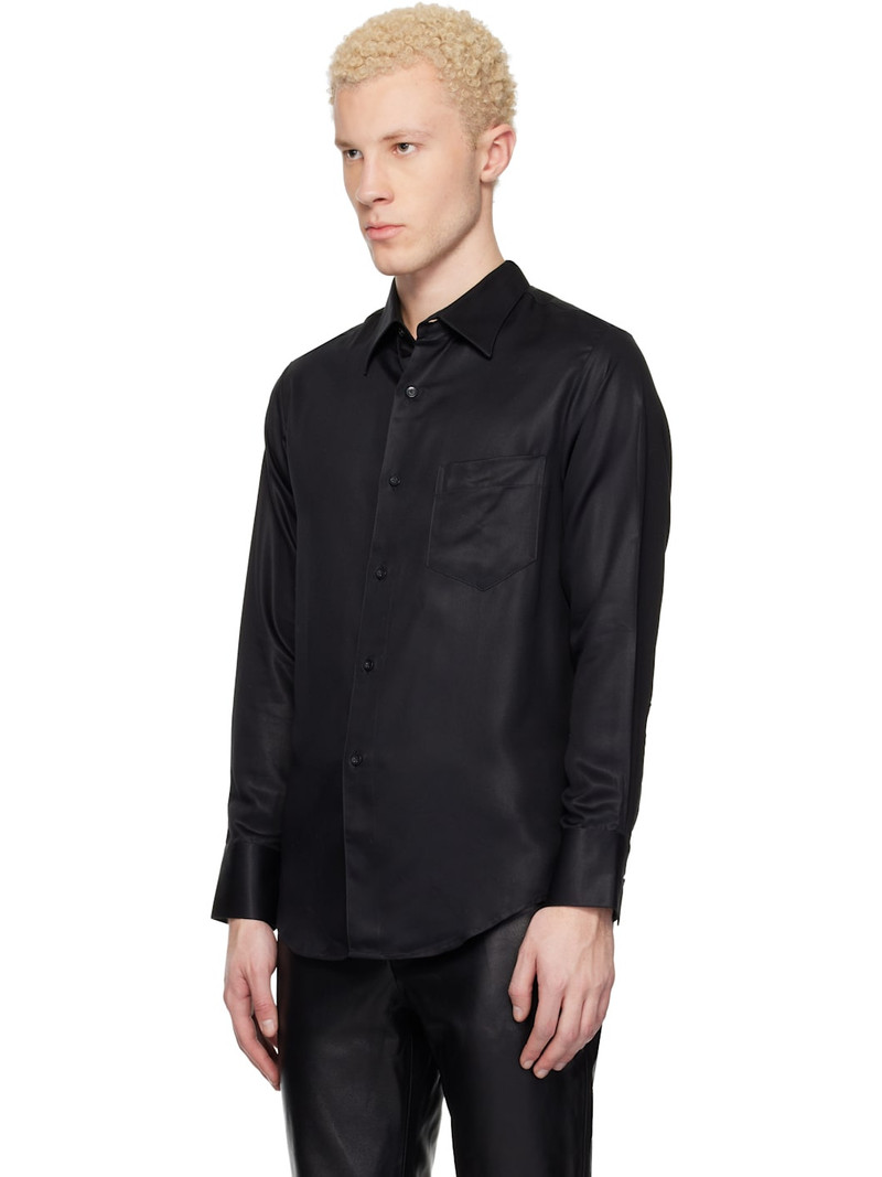 ERNEST W. BAKER Black Classic Shirt outlook