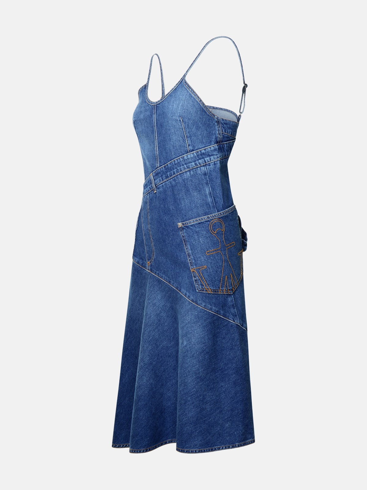 BLUE COTTON DRESS - 2