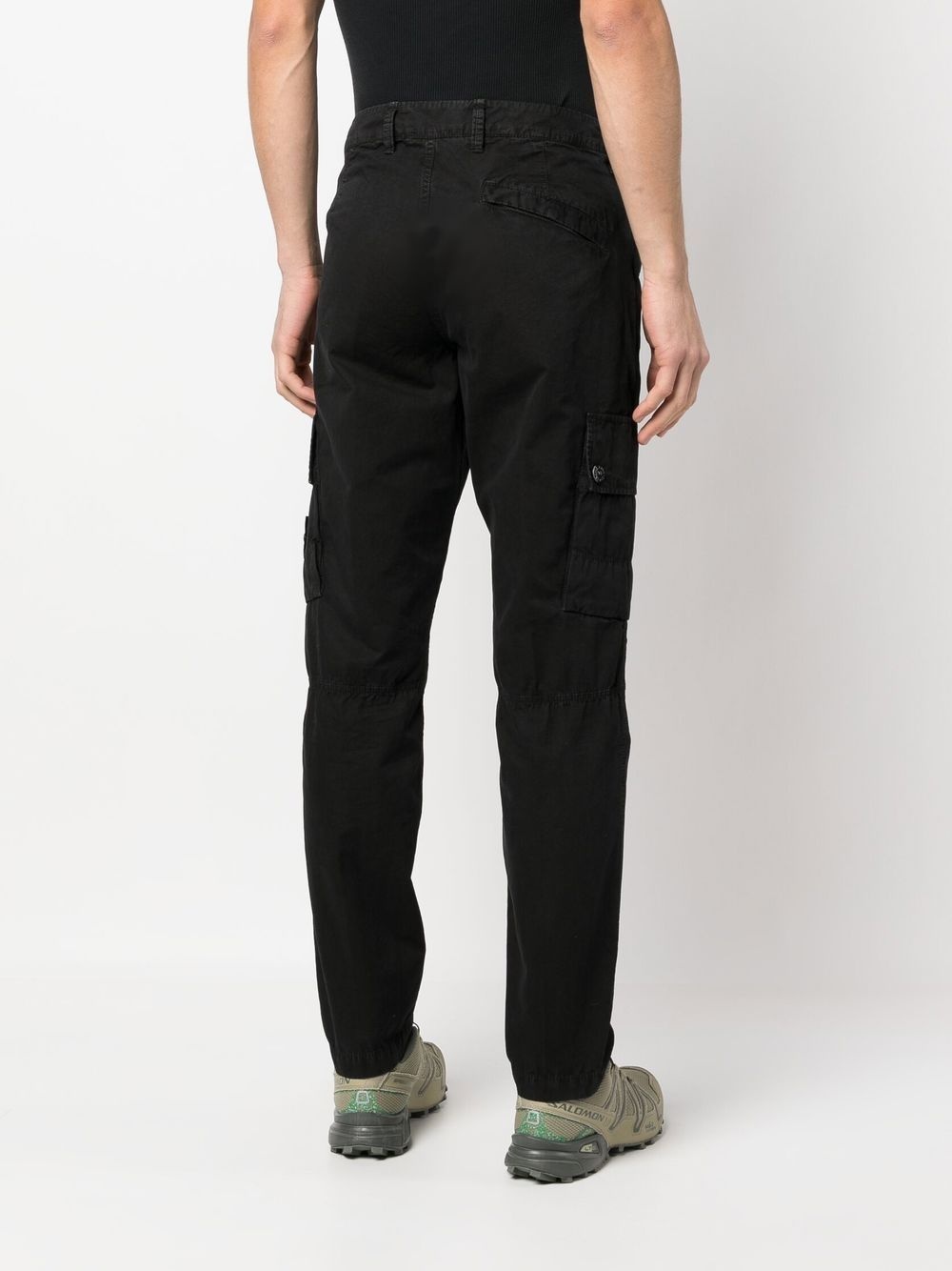 side cargo-pocket detail trousers - 4