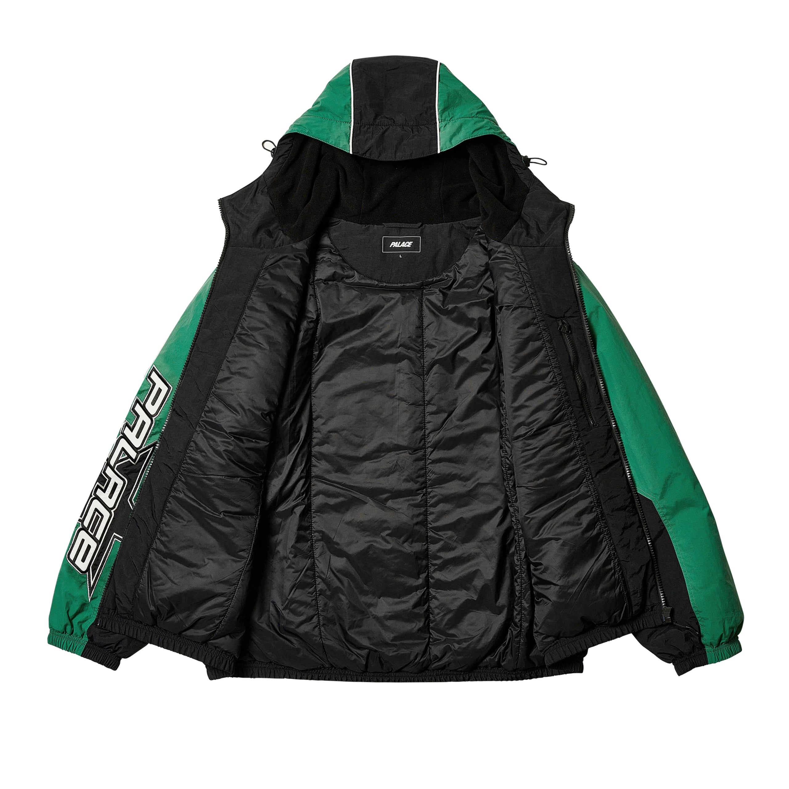 PALACE RS STARS JACKET BLACK / GREEN | REVERSIBLE