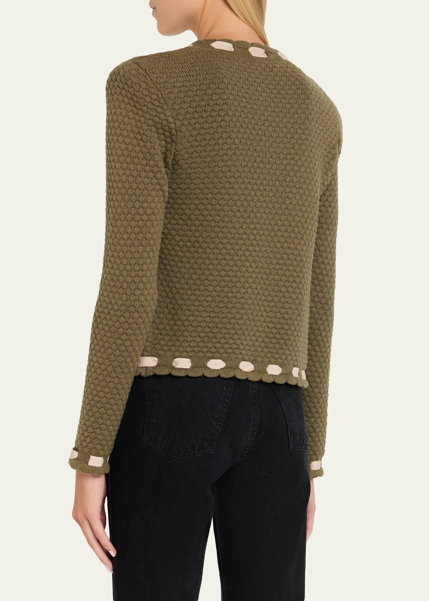 Astor Contrast Trim Cardigan - 3