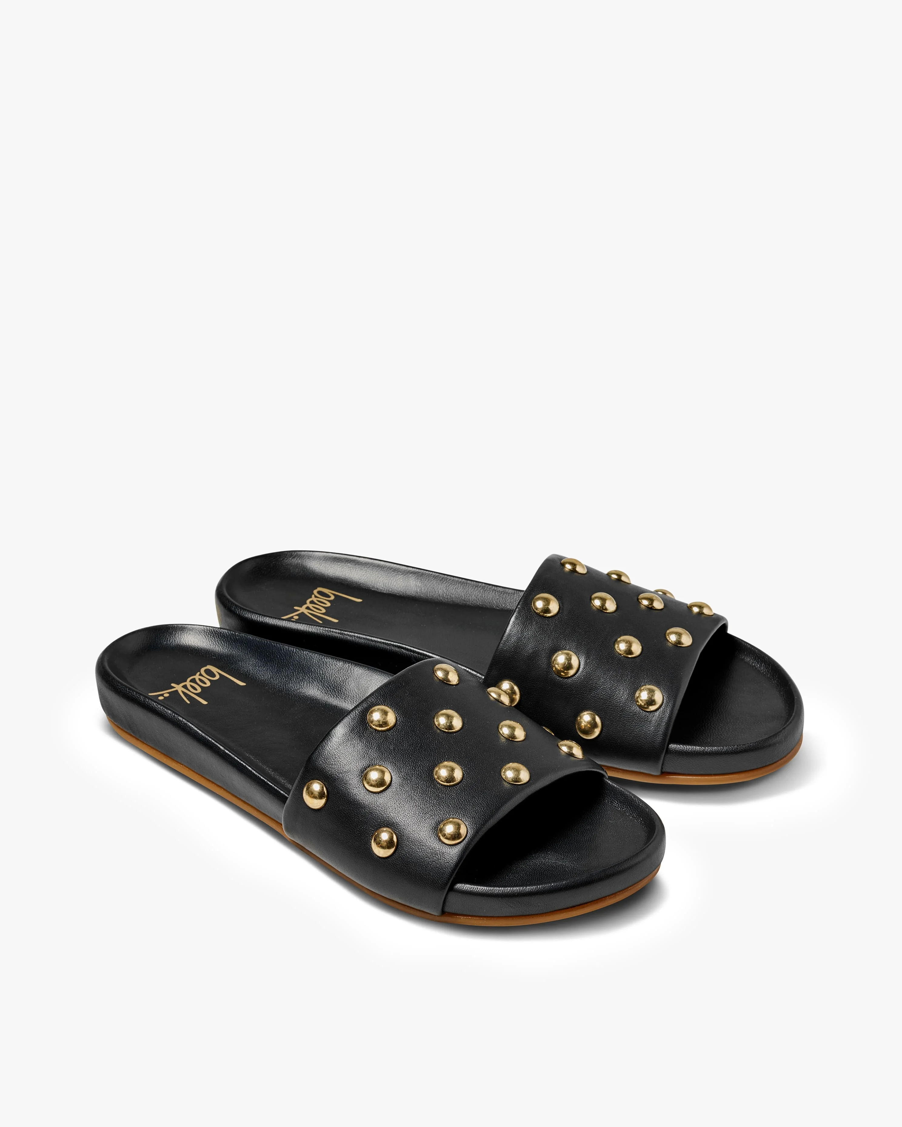 Gallito Stud Leather Slide Sandal - 1