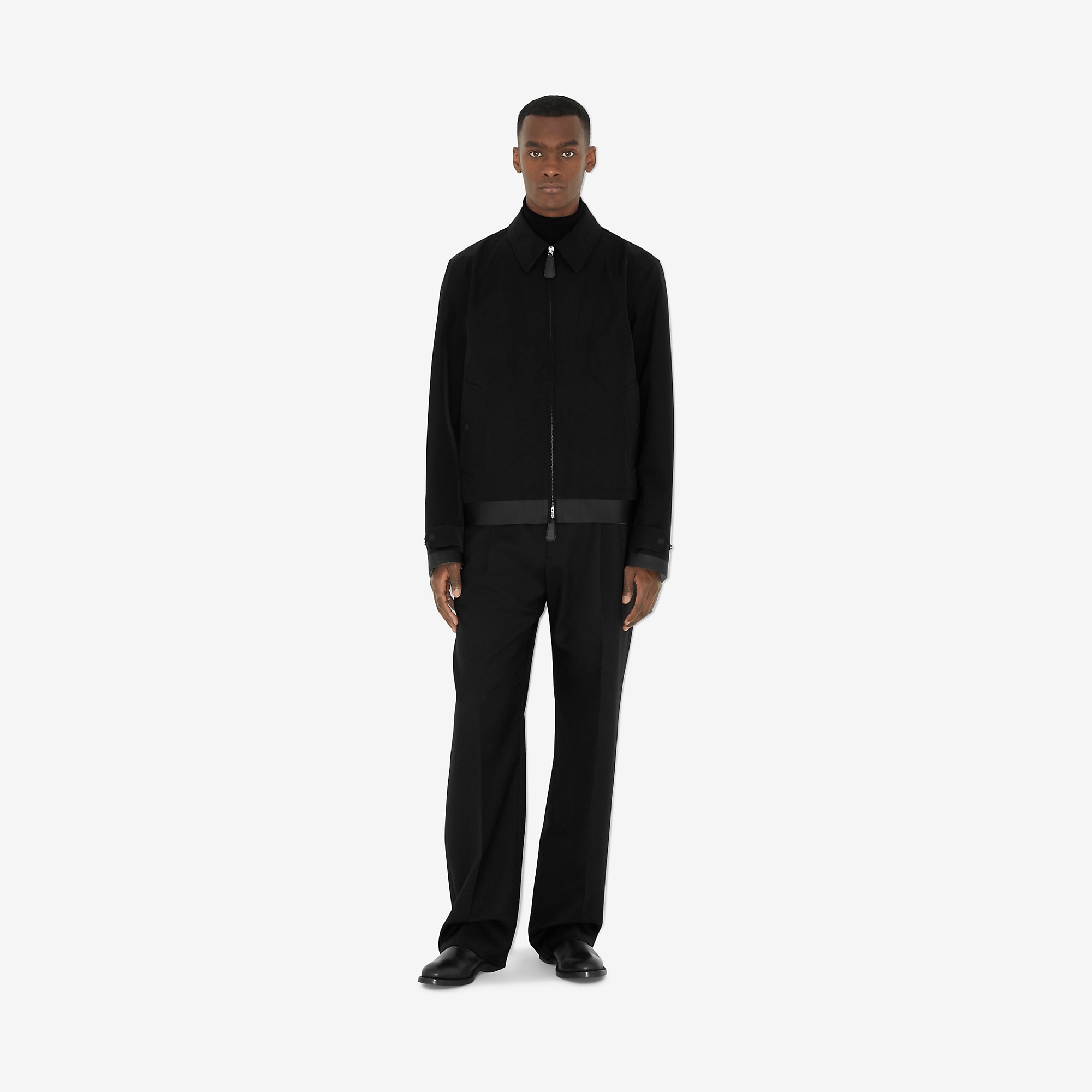 Bonded Nylon Harrington Jacket - 2