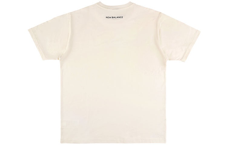 New Balance x Noritake Unisex Printing Round-neck Ivory AMT12389-RSI - 2