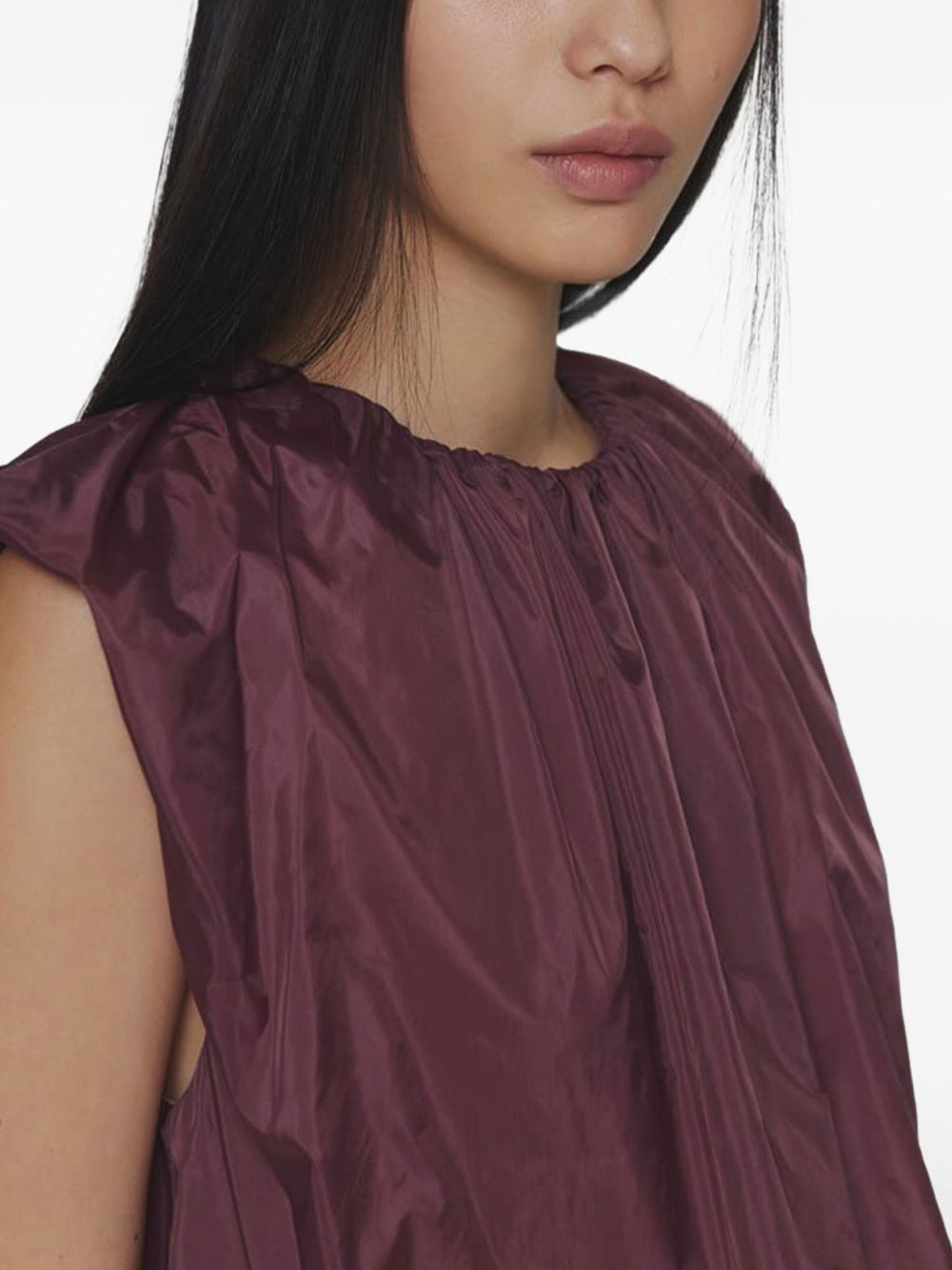 ruched-detailing top - 4