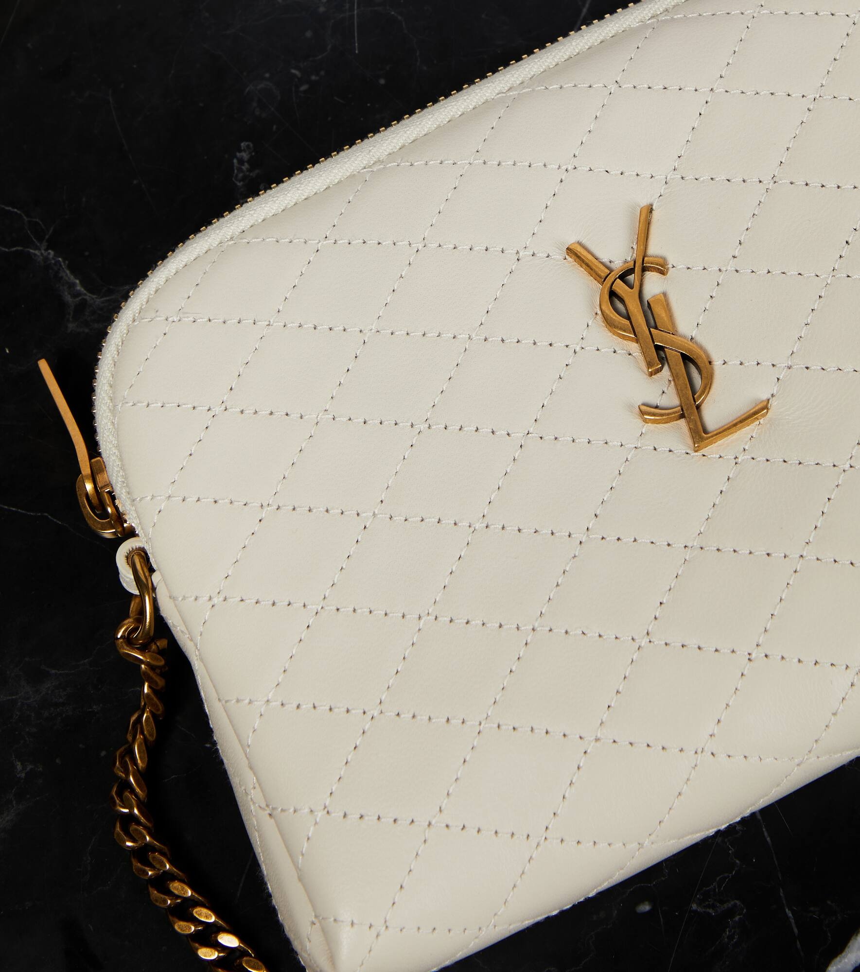 Gaby Small quilted leather shoulder bag - 6