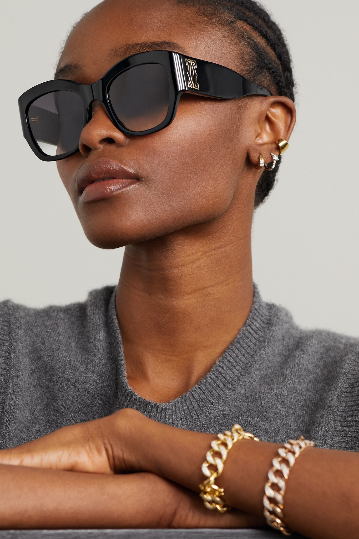 Décor C de Cartier square-frame acetate sunglasses - 2