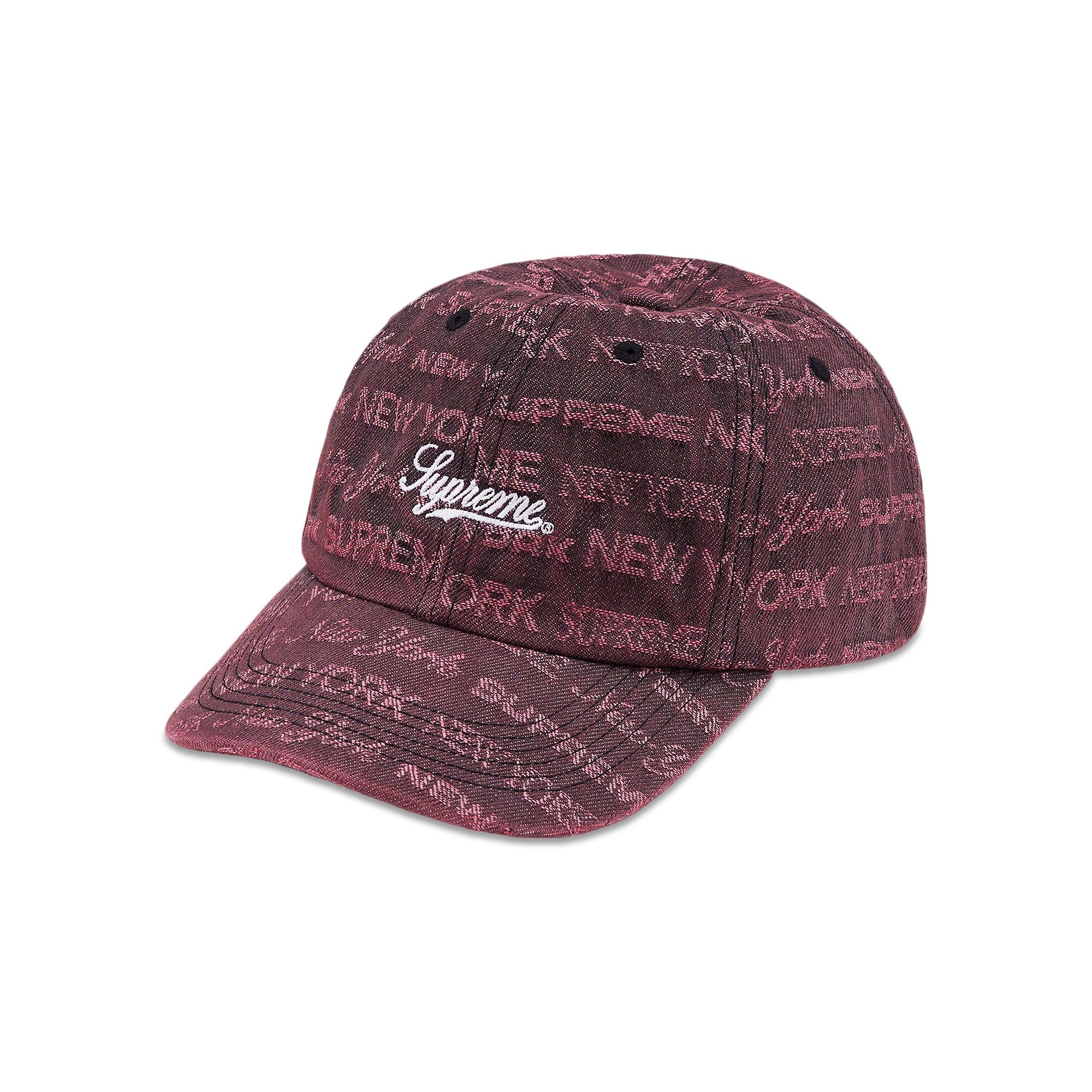 Supreme Multi Type Jacquard Denim 6-Panel 'Purple' - 1