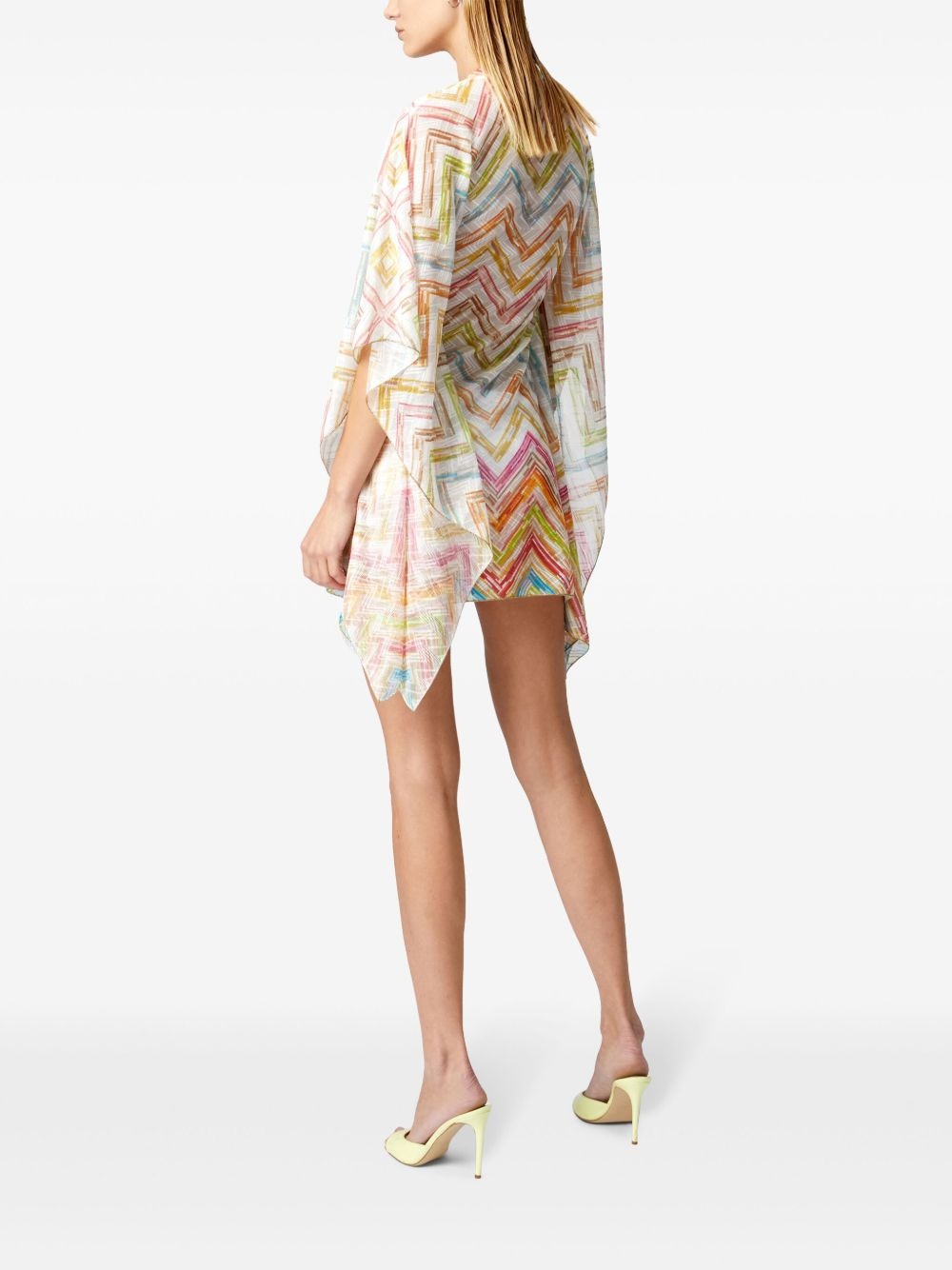 printed mini dress - 4
