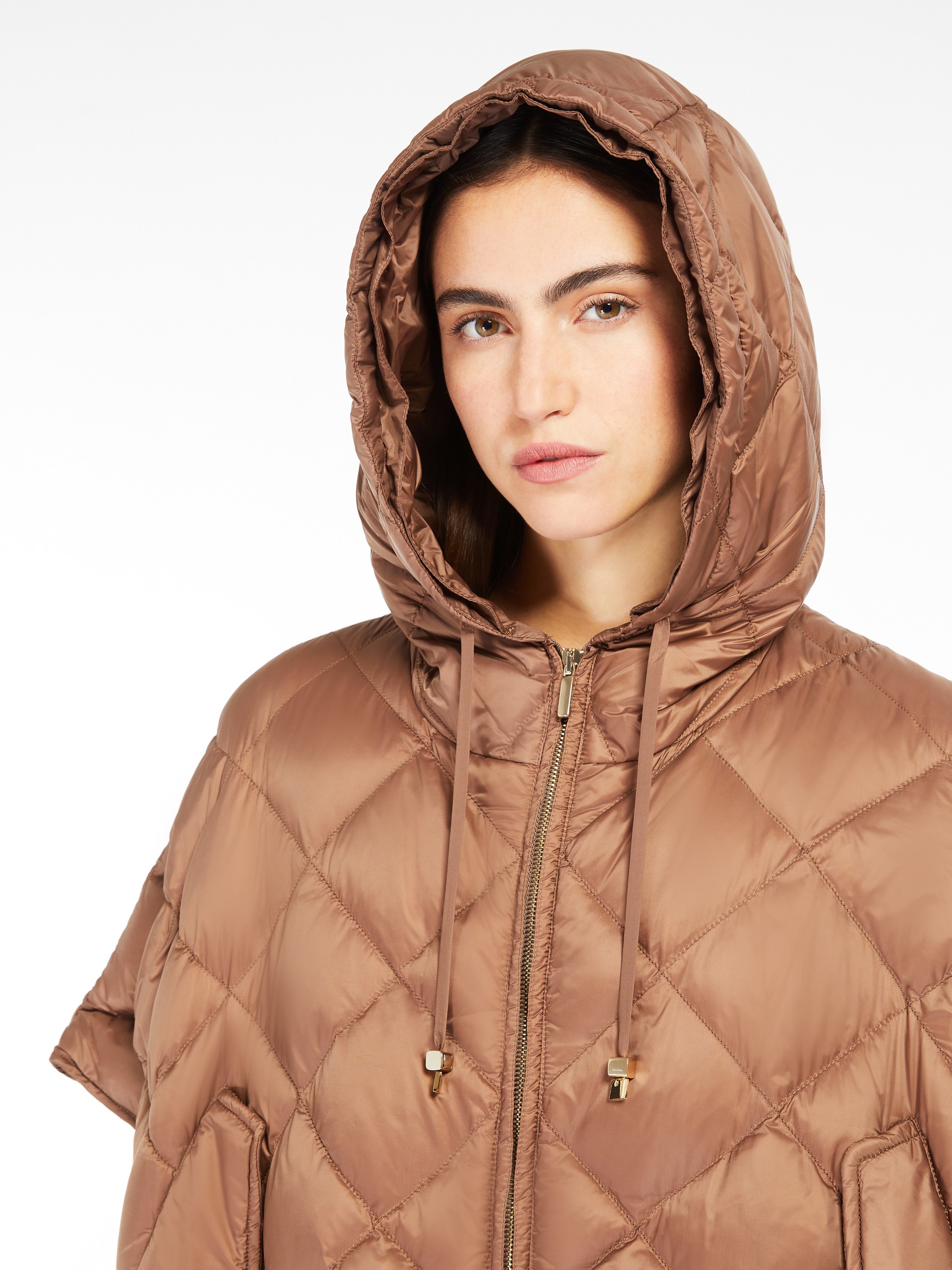 TREMAN Cape with hood in water-repellent canvas - 6