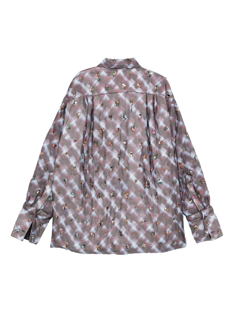 Dries Van Noten Cartan Emb 2111 W.W. Shirt Bur outlook