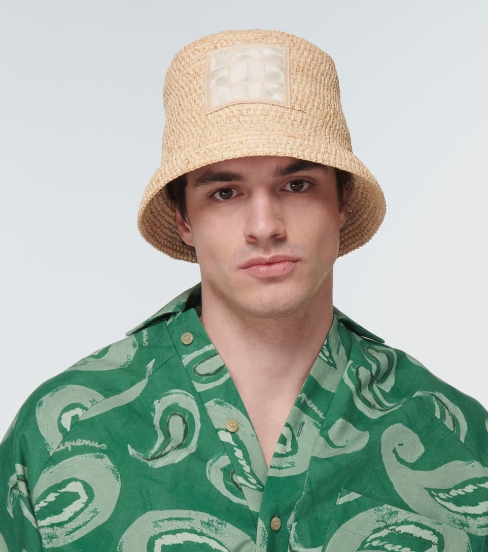 Le Bob Ficiu raffia bucket hat - 2