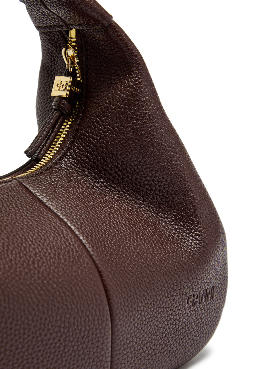 Ganni Mini Leather Hobo bag - 3