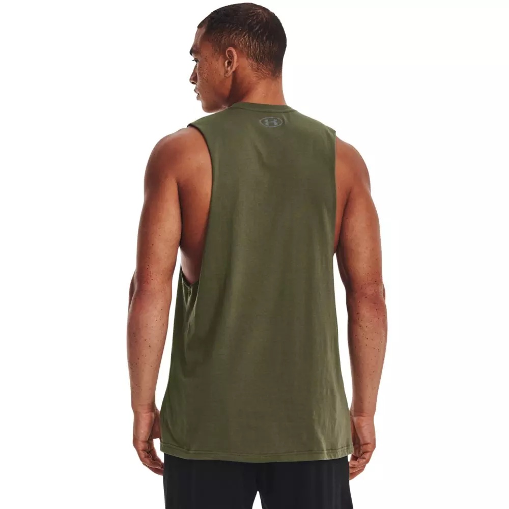 Men's Sportstyle Left Chest Cut-Off Tank - 2