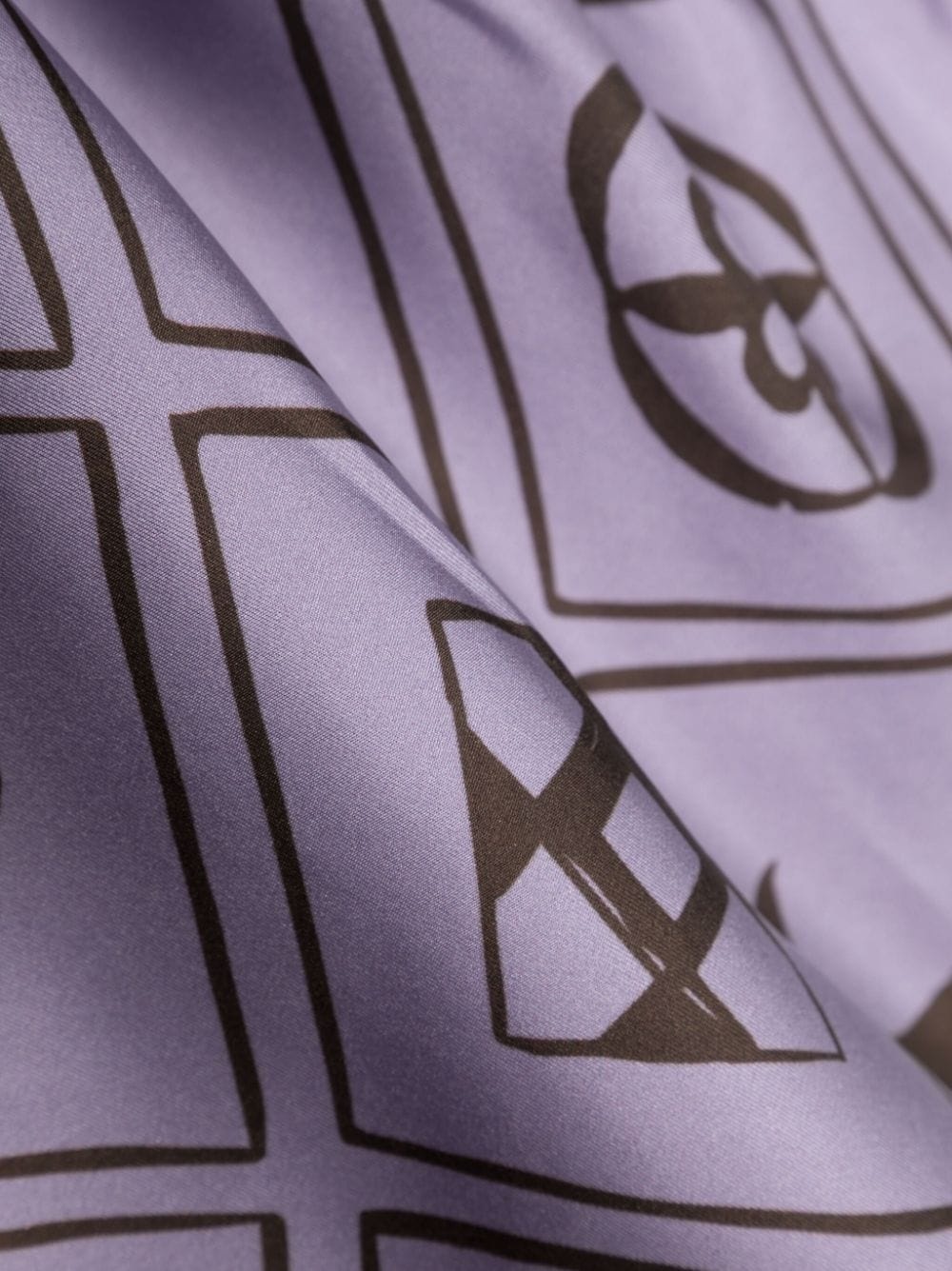 geometric braided-detail scarf - 3