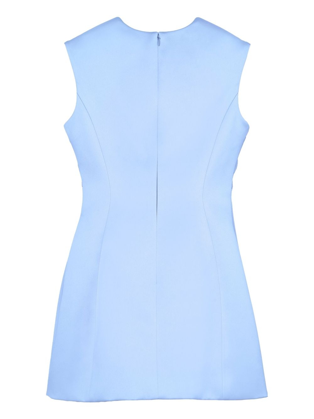 satin-finish mini dress - 6