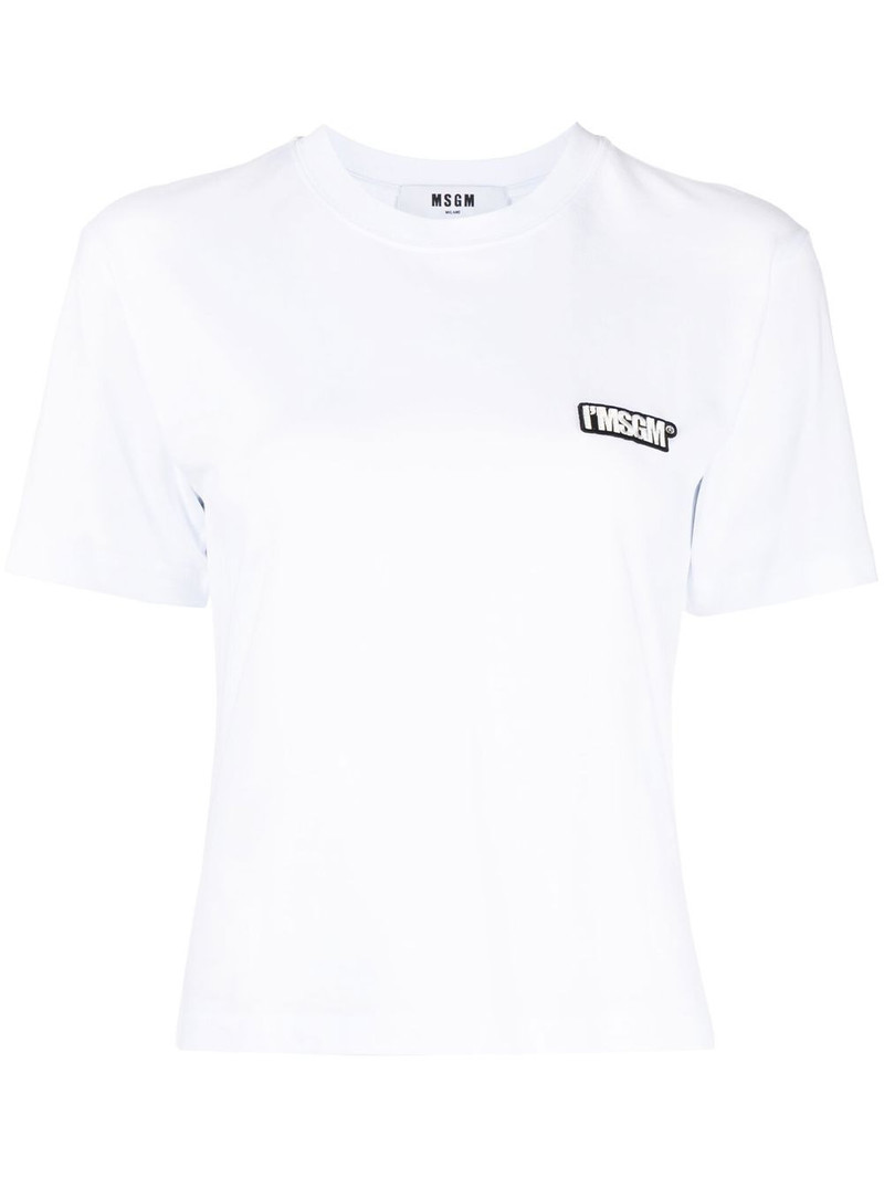 logo-patch short-sleeve T-shirt 1