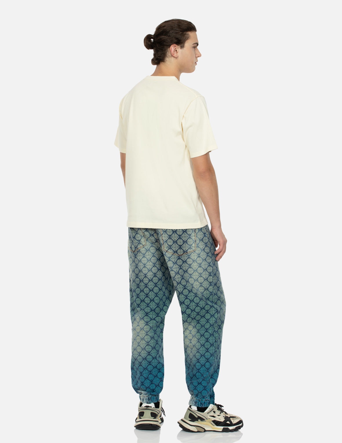 AUSPICIOUS CLOUD EMBROIDERY REGULAR FIT T-SHIRT - 4