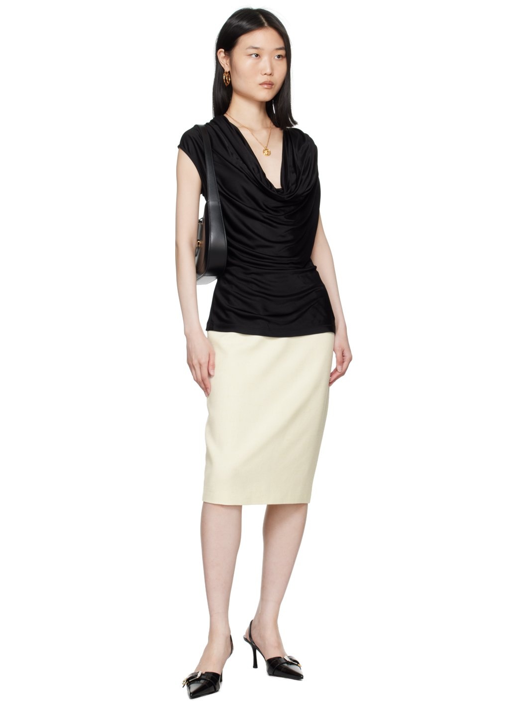 Off-White Malfilé Midi Skirt - 4