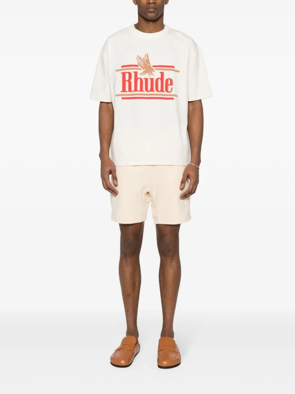 Rhude pique shorts - 2