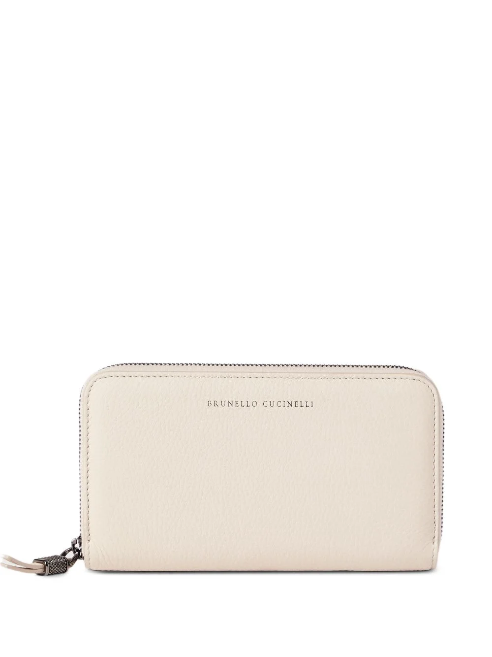 grained zip wallet - 1