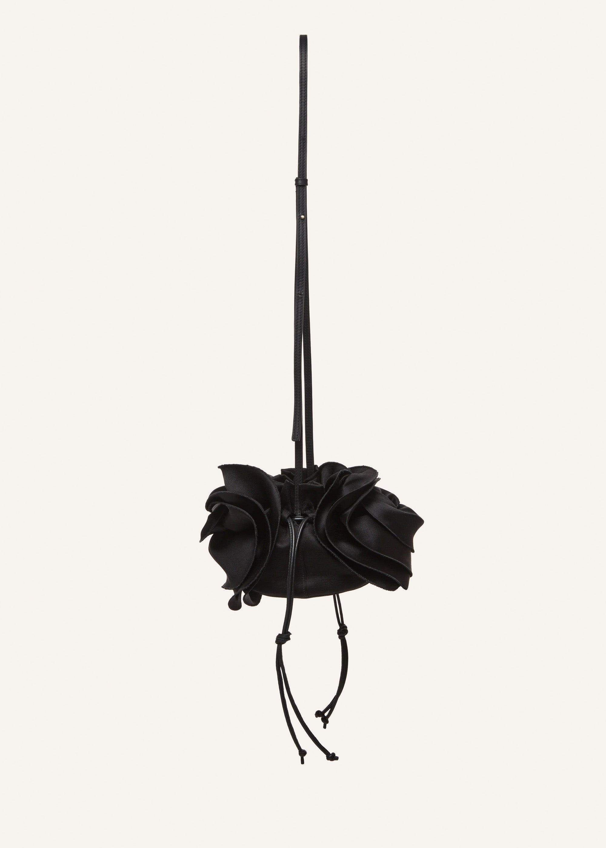 Magda bag in black satin - 2