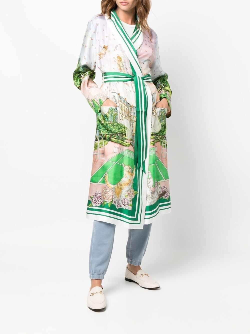 Tennis Club belted coat - 2