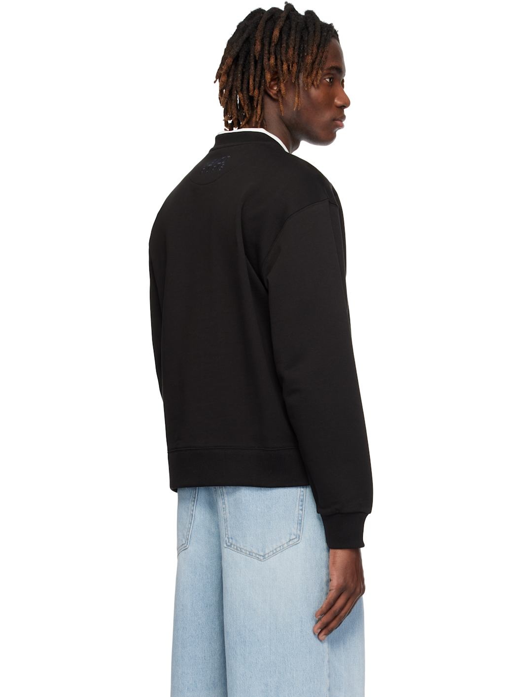 Black  Paris 'KENZO Happy Tiger' Embroidered Sweatshirt - 3