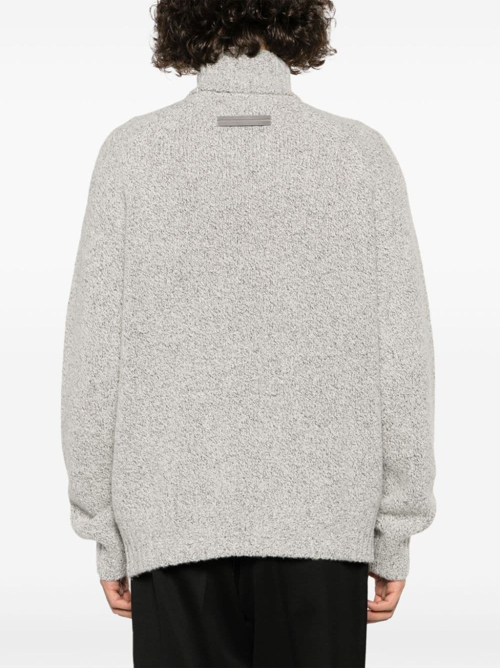 roll-neck cashmere-blend jumper - 4