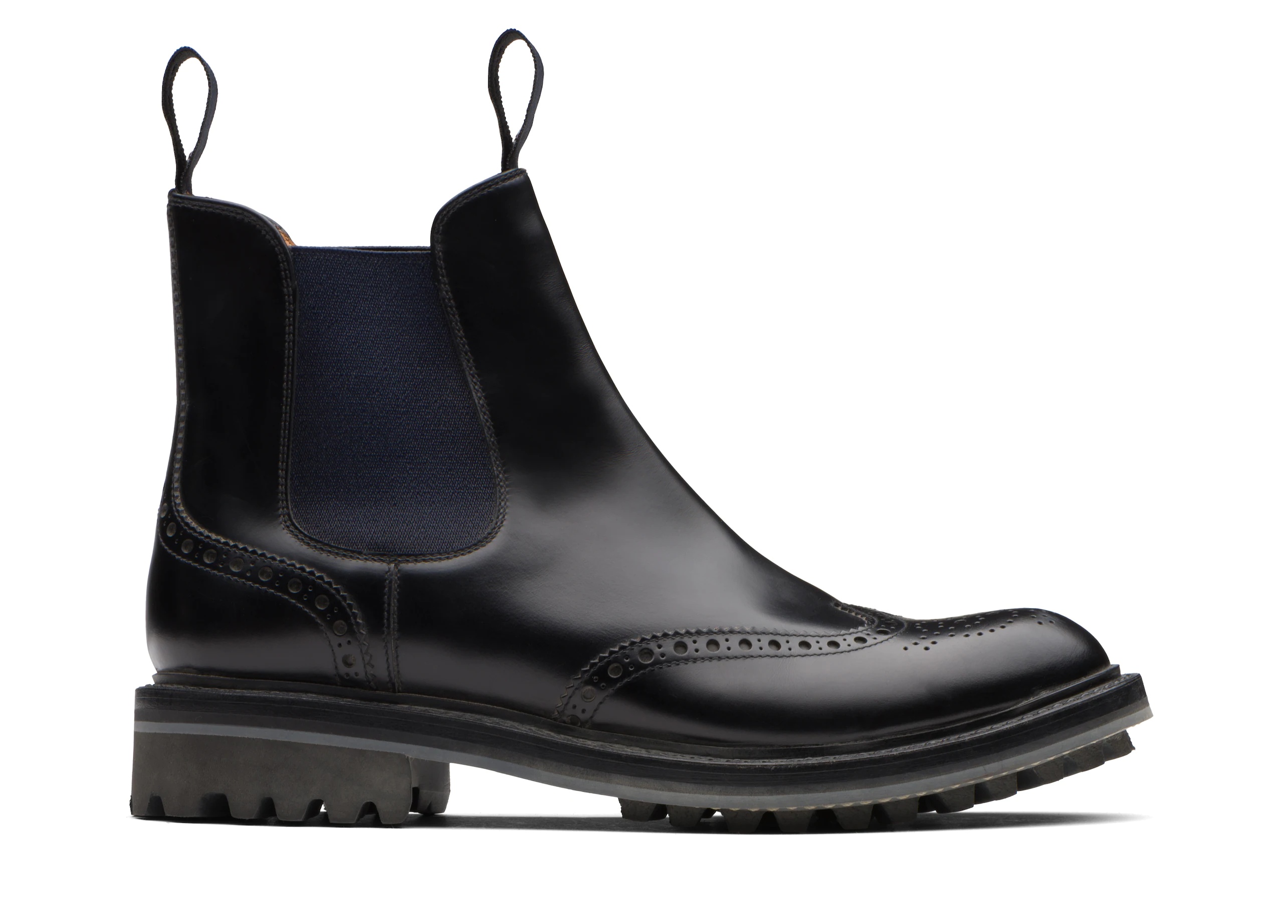 Aura 2 lw
Polished Binder Chelsea Boot Brogue Black/blue - 1