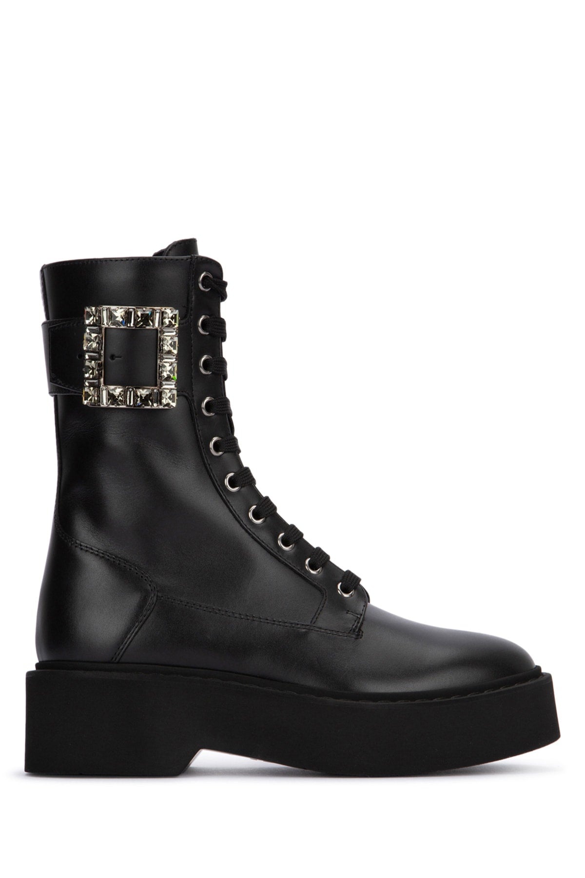 Roger Vivier Women Viv Rangers High Stra Lace-Up Boot - 1
