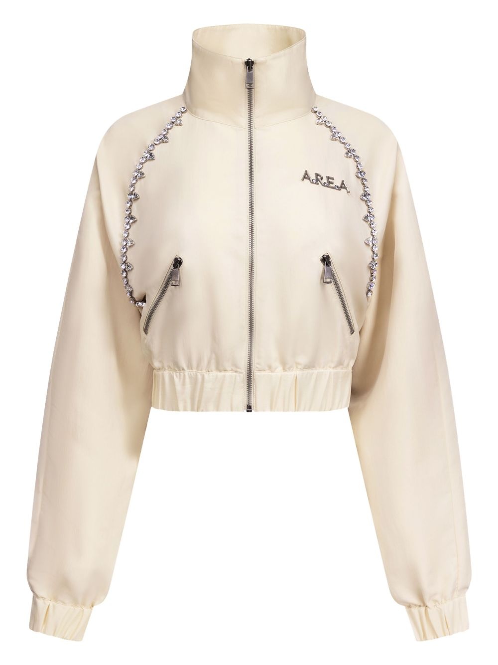 crystal-embellished track jacket - 1