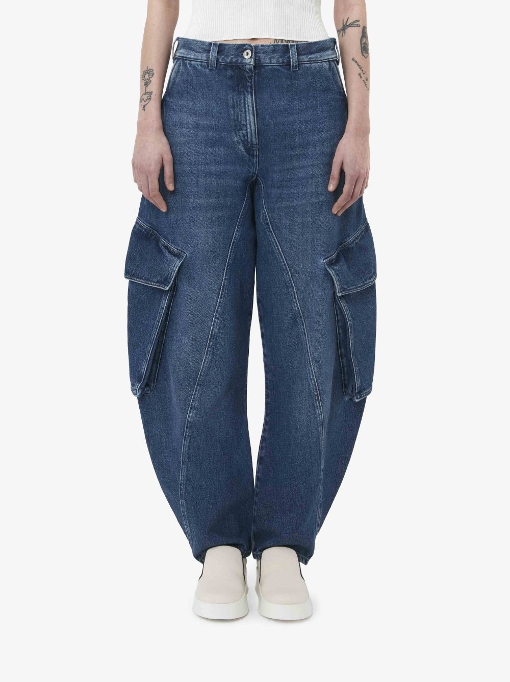 TWISTED CARGO JEANS - 2
