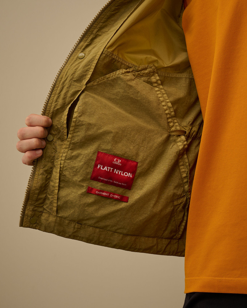 Flatt Nylon Mixed Hooded Lens Jacket 7