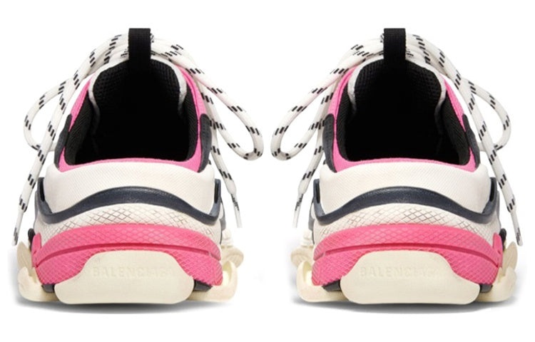 (WMNS) Balenciaga Triple S Mules 'White Pink and Black Double Foam and Mesh' 755686W3SM15671 - 6