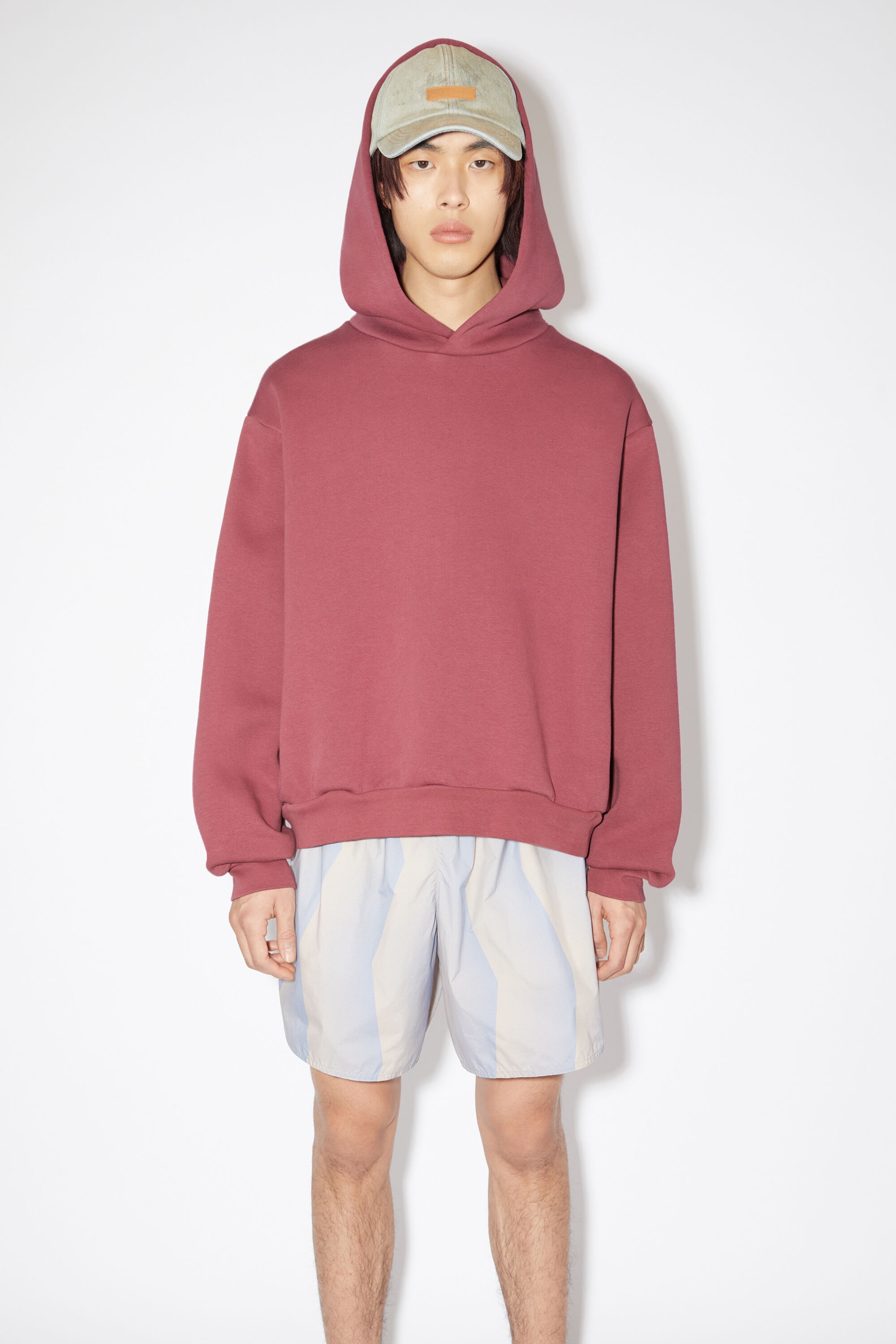 Hooded sweater - Rosewood red - 2