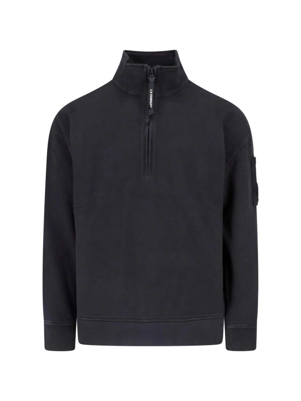 ZIP LOGO SWEATSHIRT - 1