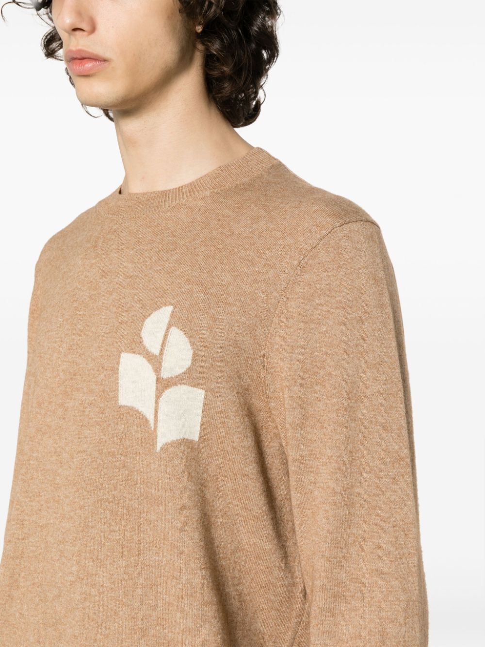 Evans logo-intarsia sweatshirt - 5