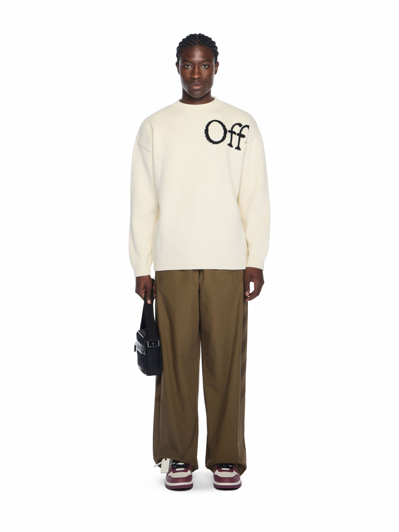 Off-White Bookish Knit Crewneck Sweater outlook